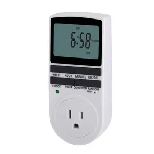 24/12 Uur Grote Lcd Digitale Plug In Programmeerbare Timer Socket