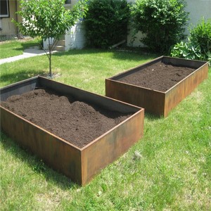 <span class=keywords><strong>De</strong></span> acero Corten <span class=keywords><strong>de</strong></span> jardín cama vegetal flor borde <span class=keywords><strong>de</strong></span> la maceta - Product Image 2