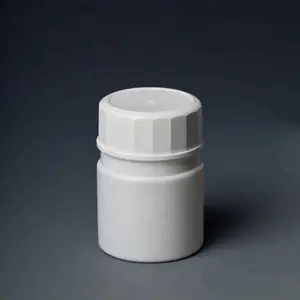 50毫升保健瓶PE丝网印刷药丸塑料瓶和盖与干燥剂