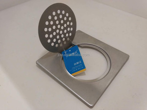 Hiện đại 6 inch Sàn thép không gỉ cống lọc thiết kế vuông cho khách sạn nhà để xe & sử dụng ngoài trời - Product Image 2