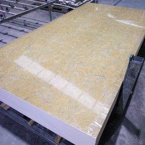 4X8 רגליים uv pvc השיש כיסוי קיר דקורטיבי לוח השיש טבעי במראה אבן - Product Image 5