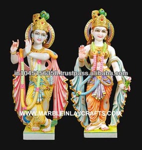 Marble idol Radha Krishna Statue - Product Image 1
