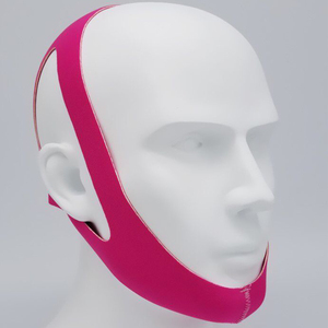 ซิลิโคนปิดปากนุ่มป้องกันการนอนกรนพร้อมสายรัดคางแผ่นแปะจมูก - Product Image 4