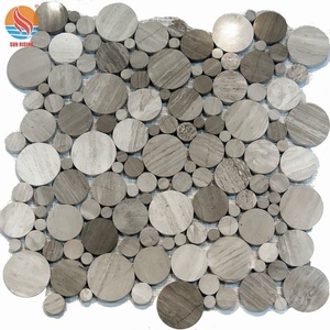 Pietra di marmo Della Bolla Rotonda Mosaico <span class=keywords><strong>Cucina</strong></span> Backsplash <span class=keywords><strong>Pannelli</strong></span> - Product Image 6