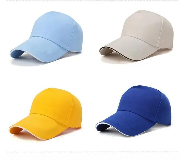 Topi bisbol kosong Promosi warna-warni produksi pabrik BSCI topi lari 6 panel