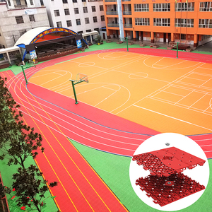 L'école terrain multisports synthétique préfabriquée rouge Matériel <span class=keywords><strong>de</strong></span> piste <span class=keywords><strong>de</strong></span> course - Product Image 2