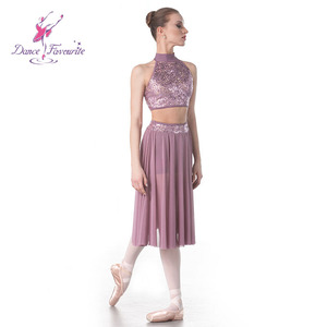 Balletto, Lirica e di Danza Contemporanea Costume di Paillettes Halter Top <span class=keywords><strong>Reggiseno</strong></span> <span class=keywords><strong>con</strong></span> Molle Della Maglia Del Vestito 18005 - Product Image 3