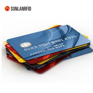 Padrão de Venda quente Plástico PVC Inkjet Contato SLE5542 Chip De Crédito Inteligente Cartão De Cartões Pré-pagos