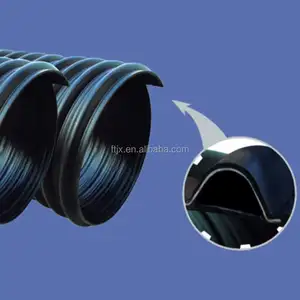 Đường kính lớn thép tăng cường polyethylene spiral sóng máy đường ống
