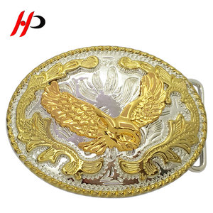 Fibbia per Cintura Personalizzata, Produttore di Fibbie 3D in Ottone Dorato, Logo in Rilievo di Lusso, Stile Cowboy Western per Uomo - Product Image 5