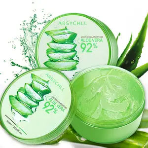 Private Label Aloe Vera Gel Moisturizing Face Cream with Remove Acne Sun Repair Aloe Vera Soothing Gel