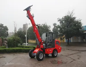 Telescopic Trái Đất Di Chuyển Thiết Bị Front End Loader Nông Nghiệp Mini Wheel Loader HY1000