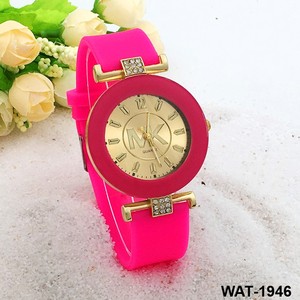 เจนีวานาฬิกาดอกไม้ควอตซ์นาฬิกาซิลิโคนแฟชั่น - Product Image 6