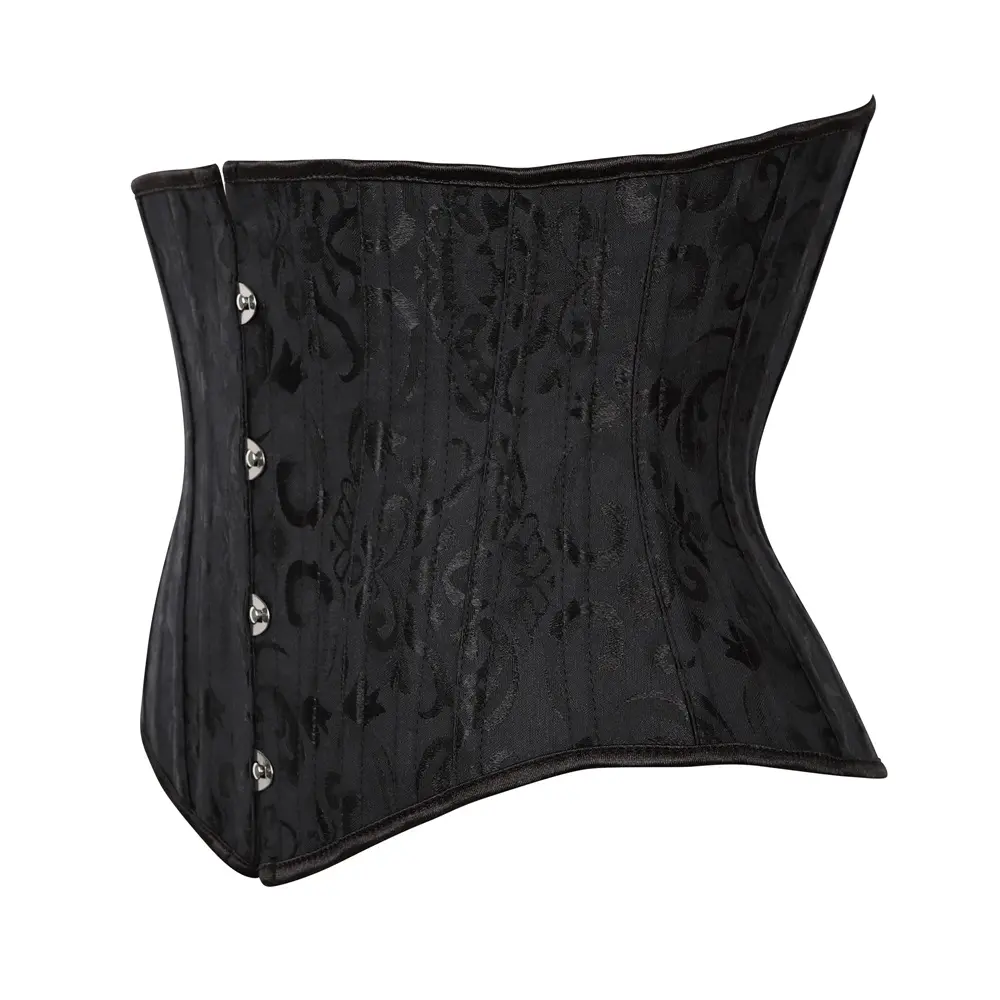 Women Waist Trainer Corsets Slimming Shaper Belt Short Satin girdles Underbust Corset Sexy Lace Up Bustiers & Corsets