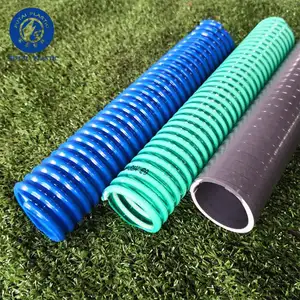 3 inch Flexibele Pvc Spiraal Waterpomp Zuigslang Versterkte Gegolfd Zuigleiding