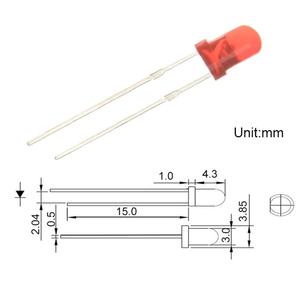 Cao lumens Dip 1500nm 3000nm 8000nm 1.8-3.2V Vòng <span class=keywords><strong>LED</strong></span> Diode - Product Image 1
