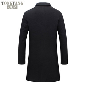 TONGYANG <strong>Men</strong> Fashion <strong>Jackets</strong> <strong>Men</strong> Slim Fits Coats Business <strong>Mens</strong> <strong>Long</strong> Winter Windproof Outwears Plus Size 5XL Black Hot Sale - Product Image 5