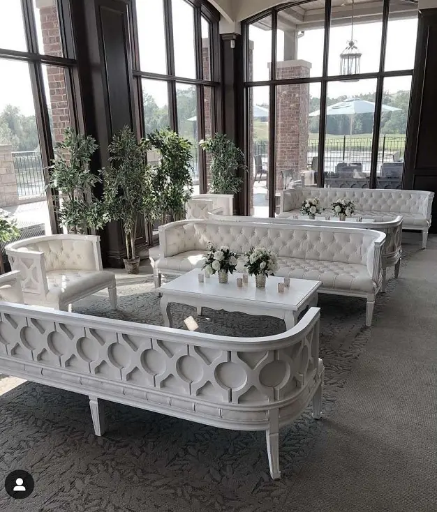 Canapé d'angle de luxe en bois de bouleau, 1/2/3 places, pour salon et café, modèle 2021