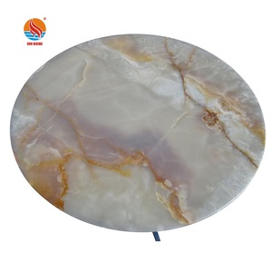 Natural Onyx Marble <strong>Table</strong> <strong>Top</strong> <strong>Round</strong> <strong>Table</strong> <strong>Top</strong> - Product Image 3