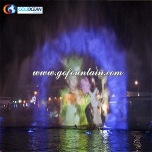 Écran <span class=keywords><strong>Laser</strong></span> w, DESIGN gratuit, avec lumière, fontaine d'eau, pour projecteur - Product Image 4