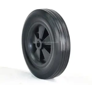 6X1.5 plastic core mower rubber caster wheel