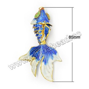 La mejor calidad <span class=keywords><strong>de</strong></span> oro cloisonne pescado colgante encanto, cloisonne joyas <span class=keywords><strong>de</strong></span> esmalte encanto, <span class=keywords><strong>amuletos</strong></span> <span class=keywords><strong>de</strong></span> joyería - Product Image 3