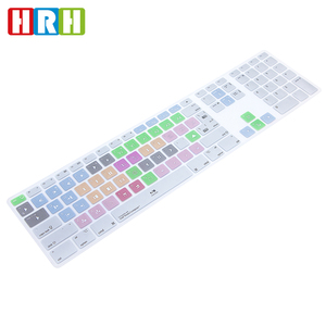 DaVinci Resolve Logic Pro X Steinberg Cubase Studio Un clavier de protection siliocone pour imac raccourcis clavier peau - Product Image 2