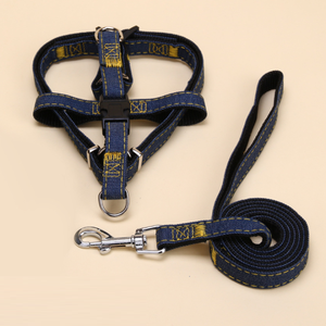 Dog <strong>Leash</strong> Harness Coller Set Durable Adjustable Heavy Duty No <strong>Pulling</strong> Dog Harness + <strong>Leash</strong> for Pet Dog Training Walking Running - Product Image 5