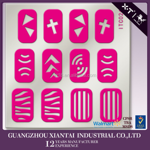 Vente chaude <span class=keywords><strong>ongles</strong></span> <span class=keywords><strong>vernis</strong></span> à <span class=keywords><strong>ongles</strong></span> pochoirs, Nail Art Stencil autocollant - Product Image 2