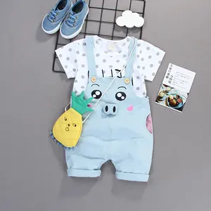 Inflável infantil modelo do bebê roupas de verão do bebê meninos ternos de casamento do bebê