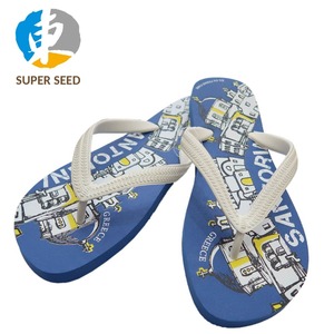 Fashionable Printing Rubber Flip Flop for 2023 Men <b>Summer</b> Rubber <b>slippers</b> - Product Image 2