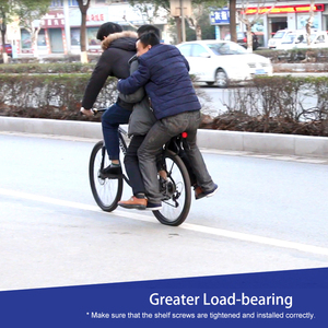 WEST BIKING <span class=keywords><strong>Porte</strong></span>-bagages arrière en acier à dégagement rapide pour <span class=keywords><strong>vélo</strong></span> avec <span class=keywords><strong>porte</strong></span>-bagages et réflecteurs réglables en aluminium pour siège arrière de <span class=keywords><strong>vélo</strong></span> - Product Image 6