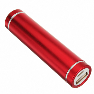 Cargador de Batería Portátil Móvil con Forma de Cilindro de Aluminio de Bajo Costo y Capacidad Real de 2000 <span class=keywords><strong>mAh</strong></span>, 2200 <span class=keywords><strong>mAh</strong></span>, 2600 <span class=keywords><strong>mAh</strong></span>, Banco de Energía para Teléfono - Product Image 1