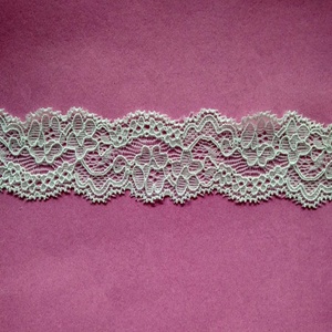 2024 thời trang mới So Le loại mô hình Vinh Quang đàn hồi Net ren TRIM ren đen vải Châu Phi - Product Image 3