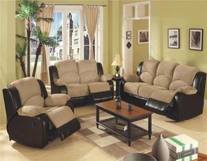 Hiện Đại Elephant Skin <span class=keywords><strong>Microfiber</strong></span> & Giả Da Góc <span class=keywords><strong>Sofa</strong></span> Với Ghế Tựa - Product Image 4