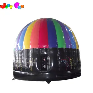 popular rainbow inflatable disco dome inflatable bouncers for party rental for sale