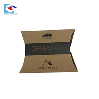 SENCAI Offre Spéciale taille personnalisée conception impression eco t-shirt emballage oreiller forme boîte de papier kraft