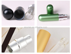 Wholesale 5ml Mini Aluminum <strong>Travel</strong> <strong>Perfume</strong> Spray Bottle <strong>Refillable</strong> Empty <strong>Atomizer</strong> with Pump Sealer - Product Image 6