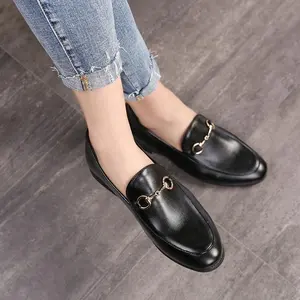 SS0268 son kore moda erkekler beyaz loafer ayakkabılar logo olmadan adam casual sürücü ayakkabı üzerinde kayma 2019