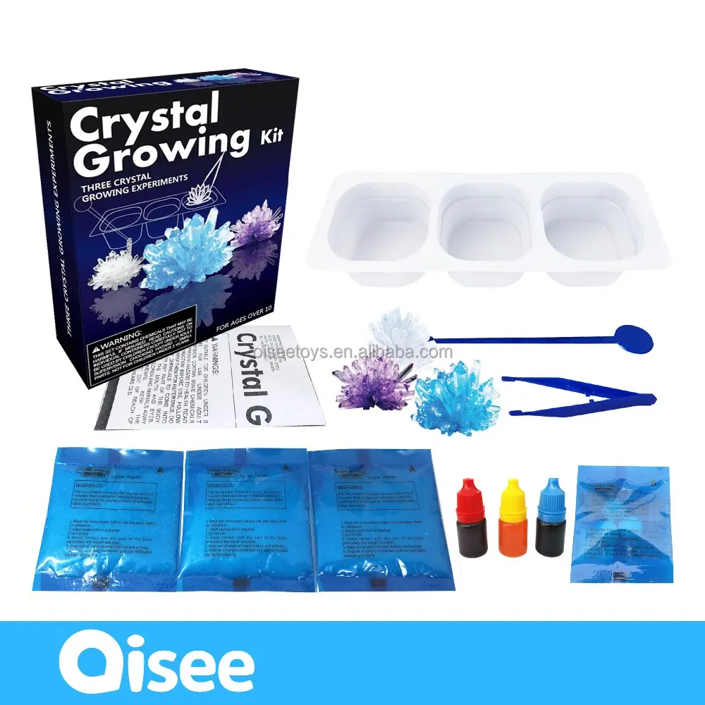 Kits de cultivo de cristal disponível personalizado fabricado por fábrica de brinquedos de oisee