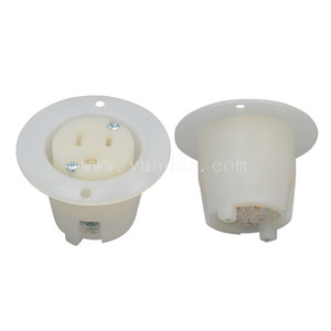 미국/미국 승인 Nema 5-15 접지 플랜지 콘센트 소켓 Nema 5-15r 미국 콘센트 - Product Image 4