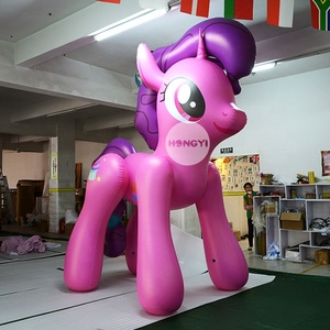 Poni de unicornio para fiesta de cumpleaños, juguete inflable de PVC, suministro directo de fábrica - Product Image 2