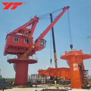 China manufacturer High Quality Ship unloading portal jib crane stationary