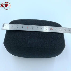 Copertura in Spugna Personalizzata Nera per <span class=keywords><strong>Microfono</strong></span> con Logo Floccato per Paravento <span class=keywords><strong>Microfono</strong></span> 2021 - Product Image 4