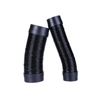 Nouveau Conduit D'air Bruit Silencieux ventilateur de Conduit En Ligne D'échappement Ventilateur Silencieux Résistant Au Feu conduit Flexible