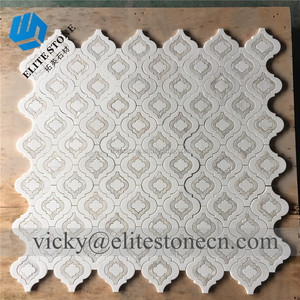 FSMT-627 Bán Hot Trung Quốc Hỗn Hợp Màu Bằng Tia Nước Đèn Lồng Khảm Đá Cẩm Thạch mẫu Gạch - Product Image 3