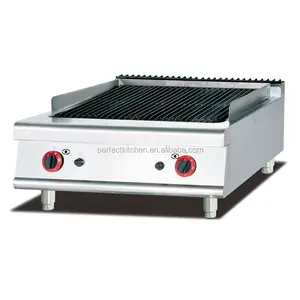 Automatic Rotating Kebab Skewers Gas&Lava Stone Grill Barbecue