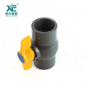 Hohe qualität gelb schmetterling griff <span class=keywords><strong>pvc</strong></span> kompakte tor ball ventil - Product Image 3