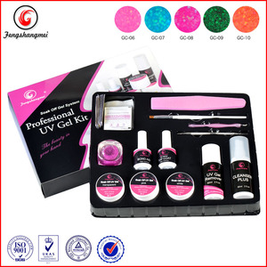 Fasle Nails base Led / Uv lampe Uv <span class=keywords><strong>Gel</strong></span> Set pour Nail conseils Builder Kit - Product Image 1