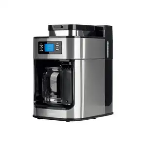 Otomatik Espresso kahve makinesi makinesi kahve çekirdekleri taşlama ve sıcak tutmak